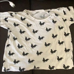 Forever 21 Rooster Shirt
